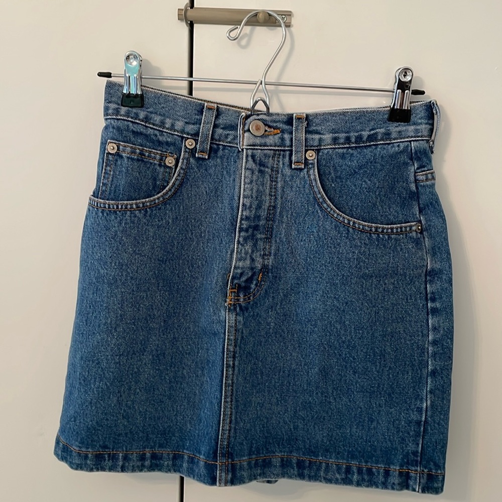London Blue Denim Jean Skirt, Size 2